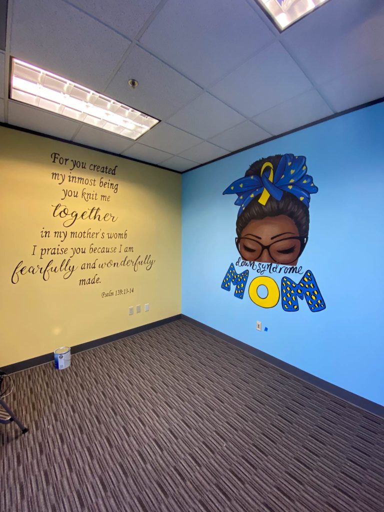 Commercial mural by Blanco Art