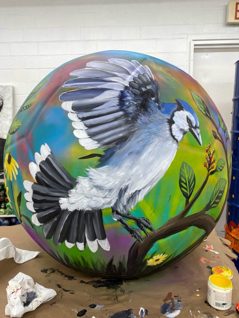 Commercial mural by Blanco Art