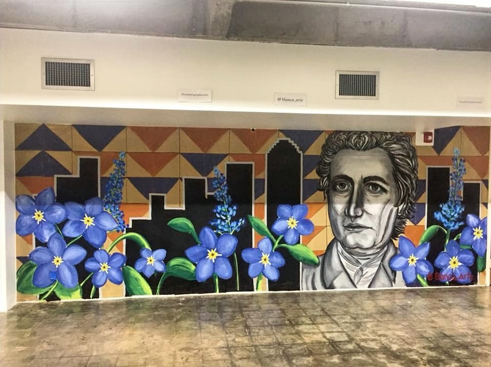 Commercial mural by Blanco Art