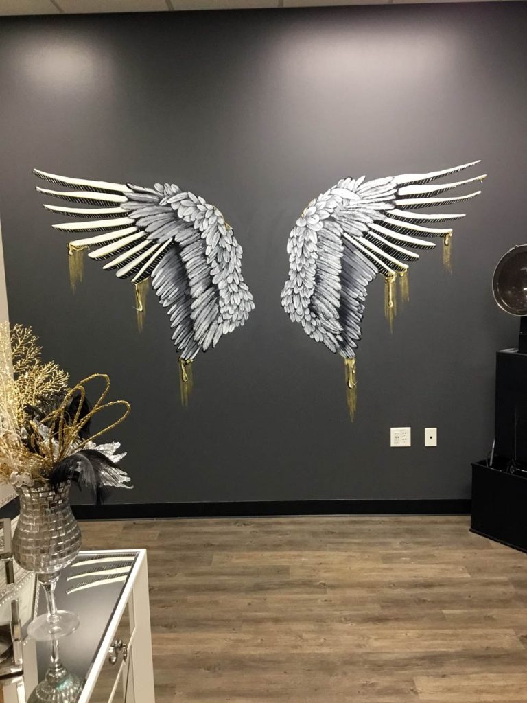 Commercial mural by Blanco Art