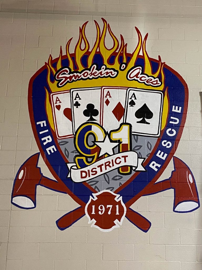 Commercial mural by Blanco Art
