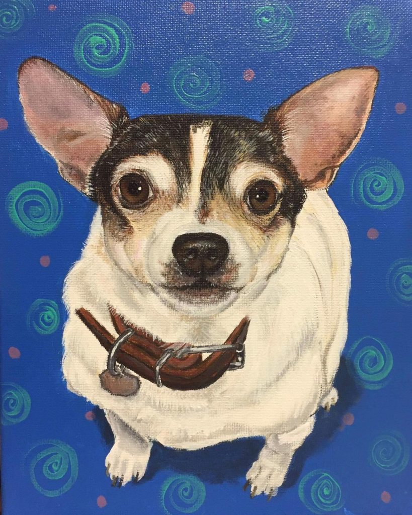 Commissioned portrait by Sylvia Blanco