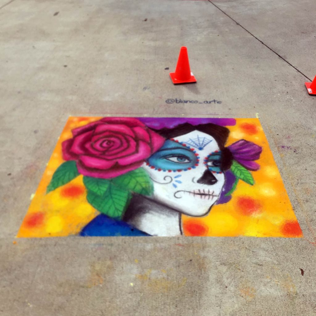 Public art mural by Blanco Art