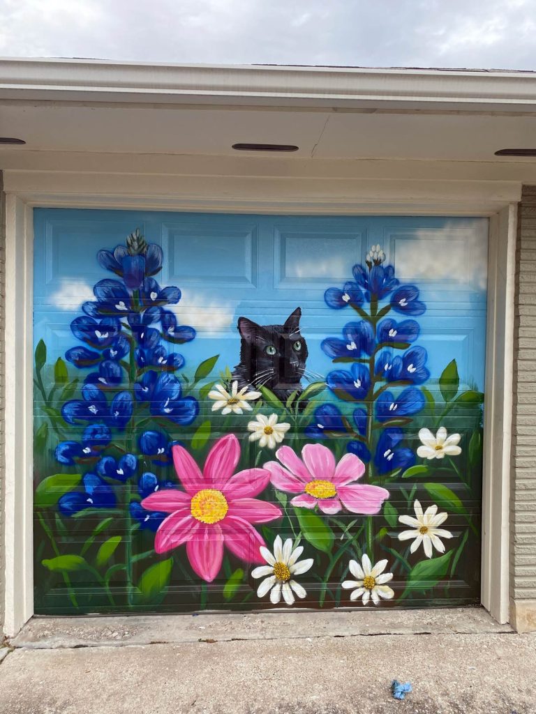 Residential mural by Blanco Art